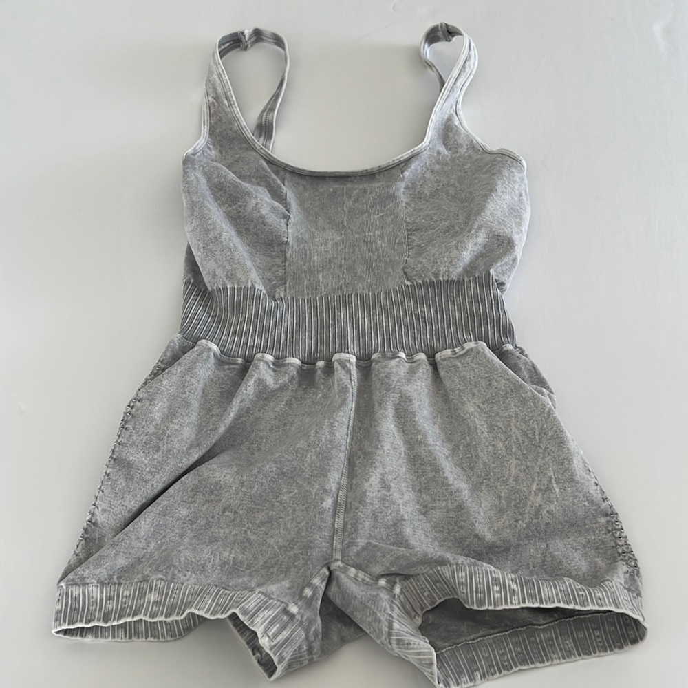 FP Movement gray onesie